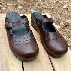 Sanita Mary Jane Clog Mules